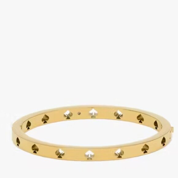 Kate Spade Cut To The Chase Spade Bracelet Logo Cuff Bracelet - Picture 3 of 15